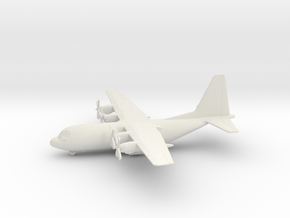 Lockheed C-130H Hercules in White Natural Versatile Plastic: 1:160 - N