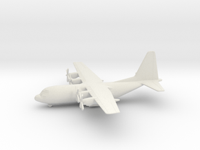 Lockheed C-130H Hercules in White Natural Versatile Plastic: 1:200