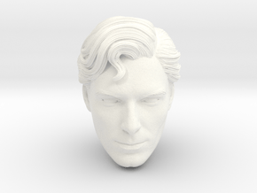 Superman - Christopher Reeves Sculpt  NN in White Processed Versatile Plastic