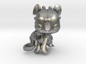 Funko Chimuelo 3D Model Funko Pop OBJ 3D print in Natural Silver: Small