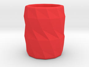 Pencil Holder in Red Smooth Versatile Plastic