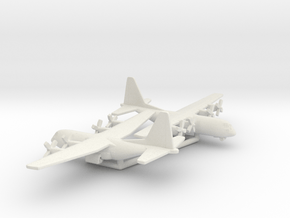 Lockheed C-130A Hercules in White Natural Versatile Plastic: 1:600
