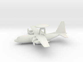 Lockheed NC-130H Hercules in White Natural Versatile Plastic: 6mm