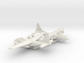 Lockheed WC-130H Weatherbird in White Natural Versatile Plastic: 1:600