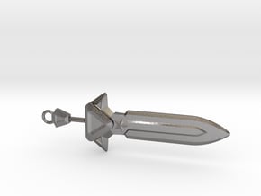 Miniature Arcade Riven's Sword in Processed Stainless Steel 316L (BJT)