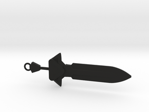 Miniature Arcade Riven's Sword in Black Natural TPE (SLS)
