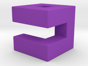 Almost 9gag's logo in Purple Smooth Versatile Plastic