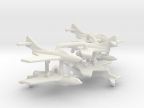 F9F-6 Cougar (Clean) in White Natural Versatile Plastic: 1:700
