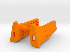 TF Earthrise Wheeljack Wing Set in Orange Smooth Versatile Plastic: Small