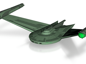 Romulan Vorval Bird of Prey v2 SNW style in Tan Fine Detail Plastic