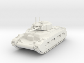 1/72 Scale Matilda II Tank in White Natural Versatile Plastic