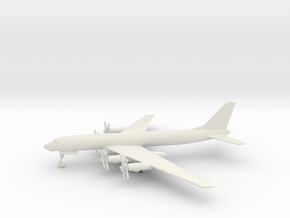 Tupolev Tu-114 Cleat in White Natural Versatile Plastic: 6mm