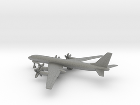Tupolev Tu-114 Cleat in Gray PA12: 1:600