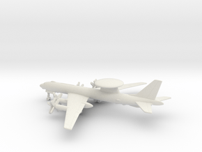Tupolev Tu-126 Moss in White Natural Versatile Plastic: 1:600