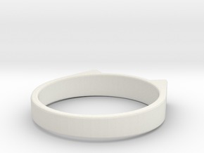 Round cat ring- 6.5 in White Natural Versatile Plastic: 6.5 / 52.75
