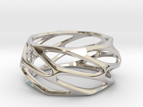 Bague Modulaire in Rhodium Plated Brass: 5 / 49
