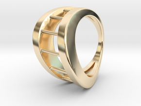 Bague Disco Fever in 14k Gold Plated Brass: 5 / 49