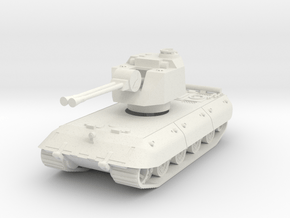 Flakpanzer E-100 55mm 1/100 in White Natural Versatile Plastic