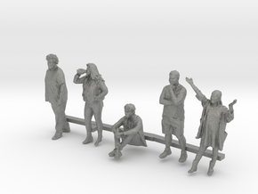 S Scale People in Gray PA12