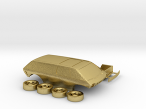 Model of the BrubakerBox 1:48 in Natural Brass