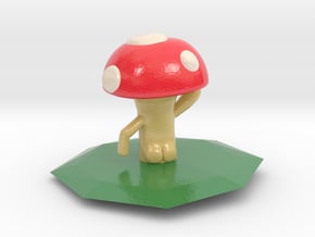 Booty Mushroom in Smooth Full Color Nylon 12 (MJF)