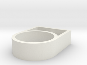 nele ring stainless in White Natural Versatile Plastic