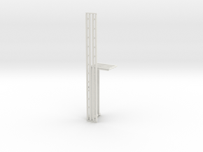 'N Scale' - Fall Protection in White Natural Versatile Plastic