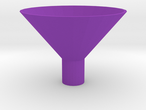Gel Bead Funnel for Nerf Pro GelFire Hopper Bottle in Purple Smooth Versatile Plastic