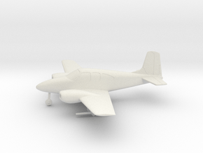 Beechcraft Travel Air D95A in White Natural Versatile Plastic: 1:64 - S