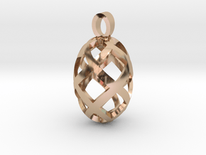 Seed openwork [pendant] in 9K Rose Gold 