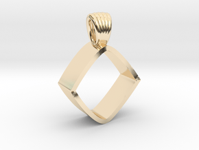An impossible cylinder [pendant] in 9K Yellow Gold 