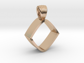An impossible cylinder [pendant] in 9K Rose Gold 