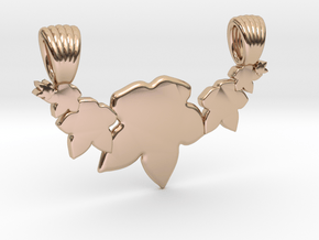 Seven leafs [pendant] in 9K Rose Gold 