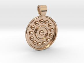 Antique solar system [pendant] in 9K Rose Gold 