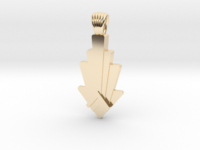 Up or down [pendant] in 9K Yellow Gold 