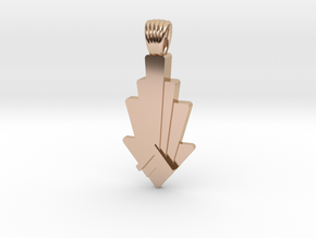 Up or down [pendant] in 9K Rose Gold 