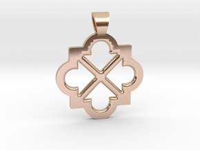 Eight arrows [pendant] in 9K Rose Gold 