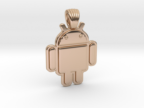 Bugdroid [pendant] in 9K Rose Gold 