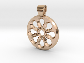 Rosette type 4 [pendant] in 9K Rose Gold 