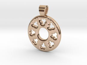 Rosette type 3 [pendant] in 9K Rose Gold 
