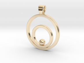 Circles [pendant] in 9K Yellow Gold 