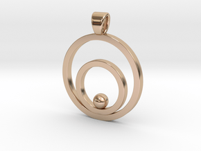 Circles [pendant] in 9K Rose Gold 