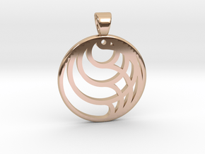 Circles [pendant] in 9K Rose Gold 