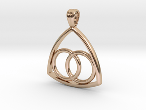Two in one [pendant] in 9K Rose Gold 