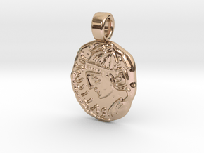 Veliocasse coin [pendant] in 9K Rose Gold 