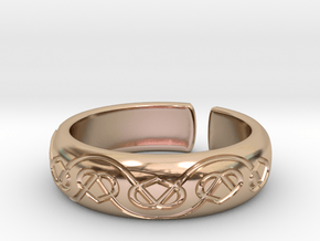 Seven hearts [ring] in 9K Rose Gold 