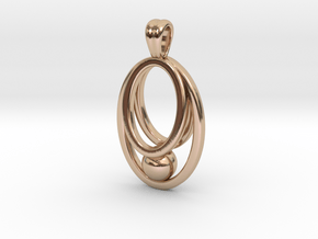 Prisoner sphere [pendant] in 9K Rose Gold 