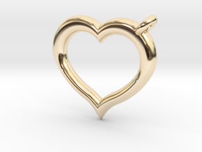 Heart in 9K Yellow Gold 