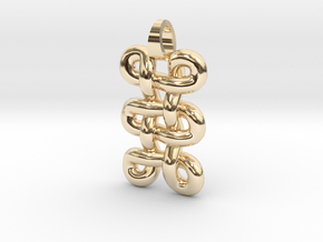 tri-knot [pendant] in Vermeil