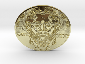 Lord Zeus 2023 Barter & Trade Coin in 18k Gold Plated Brass